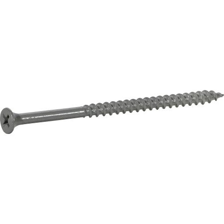 Hillman Deck Screw, #10 x 3-1/2 in, Steel, Flat Head, Phillips Drive 42607